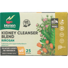 Peruvian Naturals Ri?osan Kidney Cleanser Blend - Herbal Tea of Chanca Piedra, Cat's Claw, Horse Tail & Huamanpinta - 25 Teabags for Kidney Cleanse,