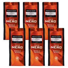 Caff? Nero - Colombia Whole Roasted Coffee Beans (6 x 200g, Colombia)