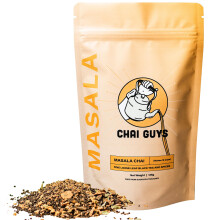 Masala Chai Tea ? CTC BOP Loose Leaf Blend with Cinnamon, Ginger, Cardamom & Cloves ? Spiced Indian Tea for Cozy Brews or Iced Frapp?s ? 125g (Makes