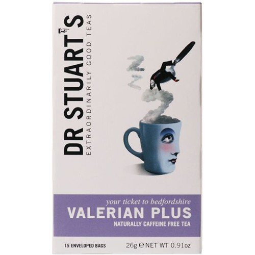 (6 Pack) - Dr Stuarts - Valarian Plus Herbal Tea | 15 Bag | 6 Pack Bundle 1