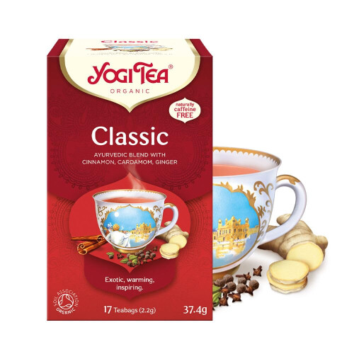 (4 PACK) - Yogi Tea - Classic Cinnamon Spice | 17 Bag | 4 PACK BUNDLE 1