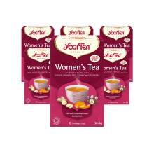Yogi Tea, Women's Tea, Organic Herbal Tea, Naturally Caffeine Free, Blend of Ginger, Orange Peel and Chamomile Flowers, 6 Packs x 17 Tea Bags (102