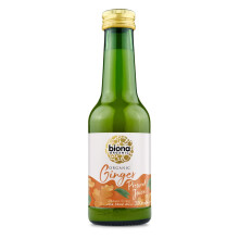 Biona Organic Ginger Juice 200ml, Pack of 6 - Pure, Pressed Juice - Aromatic & Zingy, Ideal for Juices, Smoothies, Teas & Cooking - Freshly Harvested