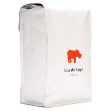 Kiss The Hippo - Donna Blend Coffee | Whole Beans | Carbon-Negative | Espresso | Suitable for Milk | Notes of Chocolate, Caramel, Pecan | 1KG