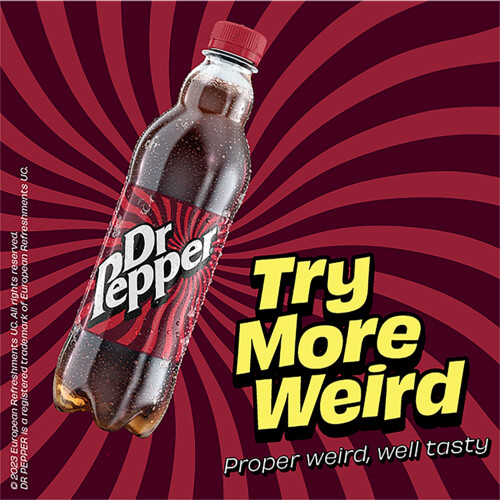 Dr Pepper Dr Pepper PET Cola Zero 500 ml (Pack of 12) 2