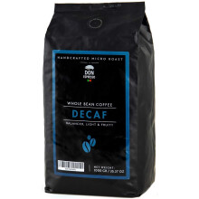 Don Espresso | Decaffeinated | 1KG Whole Coffee Beans | Italian Espresso