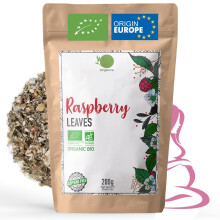ORIGEENS Organic Red Raspberry Leaf Tea 200g | For Pregnancy, Feeding, Menstruations | Leaves