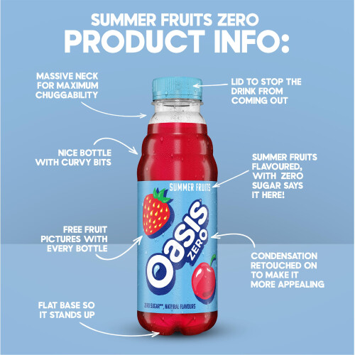 Oasis Oasis Summer Fruits Zero 12 x 500ml 2