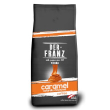 Der-Franz Coffee, flavoured with mit Caramel, Arabica and Robusta coffee beans, 1000 g