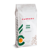 CARRARO Crema Aroma, Robusta Blend Coffee Beans 1kg (Pack of 1) ? Dark Roast Whole Coffee Beans - Intensity 8/10, Classic Italian Espresso with