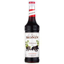 MONIN Premium Blackcurrant Syrup 700ml for Cocktails and Mocktails. Vegan-Friendly, Allergen-Free, 100% Natural Flavours and Colourings. Sugar Syrup