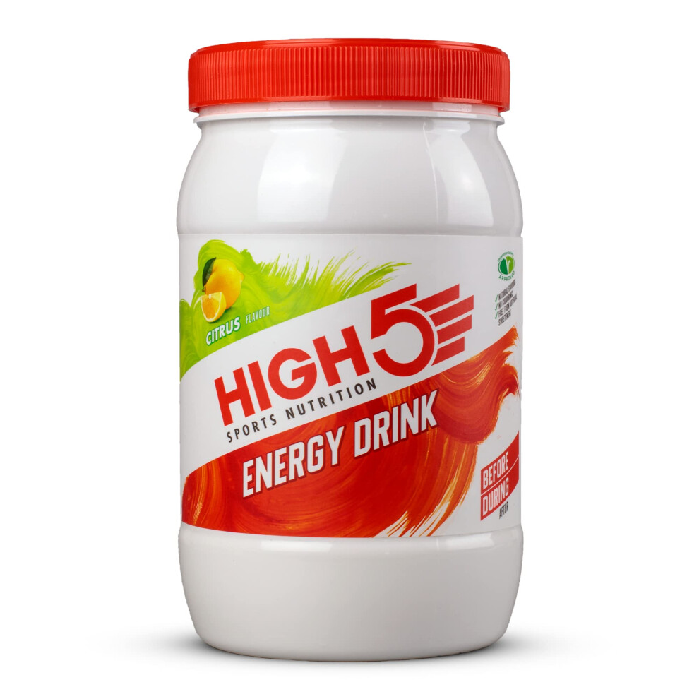 High5 Energy Drink - Electrolytes Sport Energy Drink Powder - Isotonic Drink With 2:1 Fructose - Hydration For Running, Cycling & Endurance Fuel
