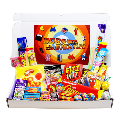 Born in The Eighties Retro Sweets Gift Box