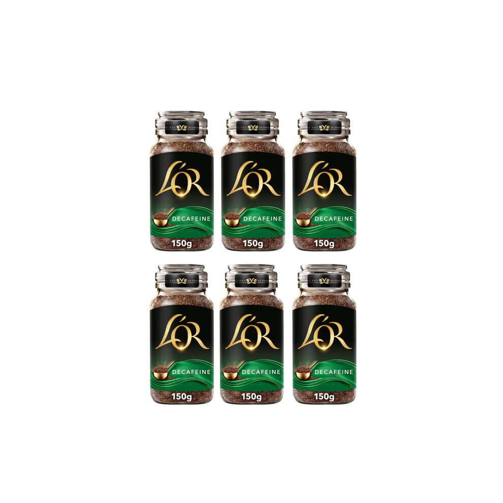 L'or Decaf Instant Coffee (Pack Of 6 Jars, Total Of 900G) 150G