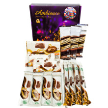 Chocolate Gift Box Hamper 14x Assorted Variety | Hamper Gift For Men & Women, Mum and dad | Milk Chocolate,Ripple, Hot chocolate, Mistrels & Bars |