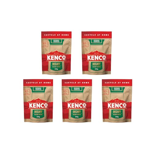 Kenco Kenco Decaff Instant Coffee Refill 150G x 5 (750g Total)