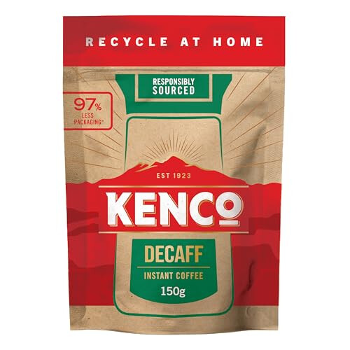 Kenco Kenco Decaff Instant Coffee Refill 150G x 5 (750g Total) 1