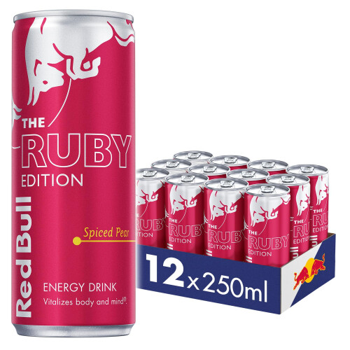 Red Bull Red Bull Energy Drink Ruby Edition Spiced Pear 250ml x12