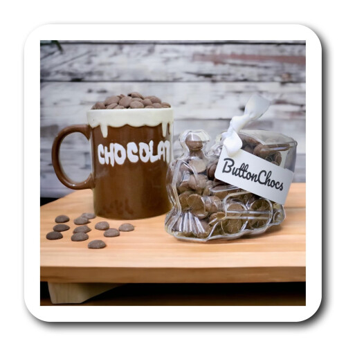 ButtonChocs Chocolate Train - Choo Choo. Belgian Milk Chocolate Train Gift. 2