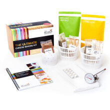The Ultimate Cheese Making Kit - Makes 40 Batches of 10 Different Cheeses, Including Mascarpone Cheese | Perfect Cheese Gift Set (with Recipe Book and