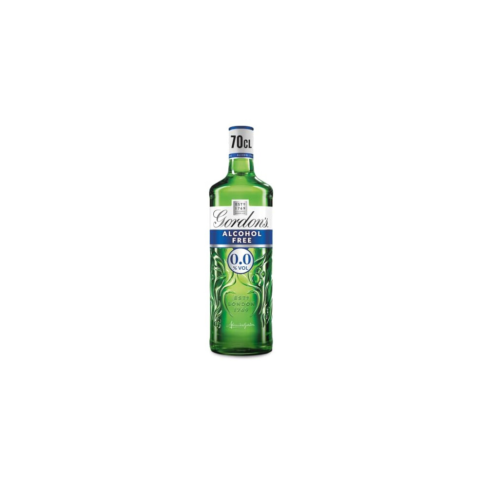 Gordons Gordon's Alcohol Free Spirit | 0% Vol | 70Cl | Created With The Gin Botanicals Used In Gordon's London Dry Gin | Piny Juniper Character | For A Non