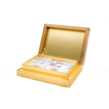 Sweetland London Turkish Delight Assorted Selection - 500g | Mixed Tin Containing Strawberry, Orange, Mint, Lemon & Rose Flavours | Presented in
