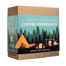 Outdoor Coffee Gift Set for Men & Women - 7 of The World's Finest Single Estate Specialty & Organic Coffees | Brew & Enjoy Anytime, Anywhere | Camping