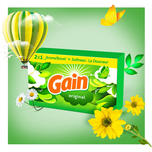Gain Original Scent Tumble Dryer Sheets 240 2