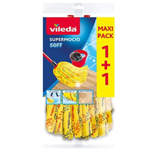 Vileda 4001508 SuperMocio Soft Replacement Double Value Pack