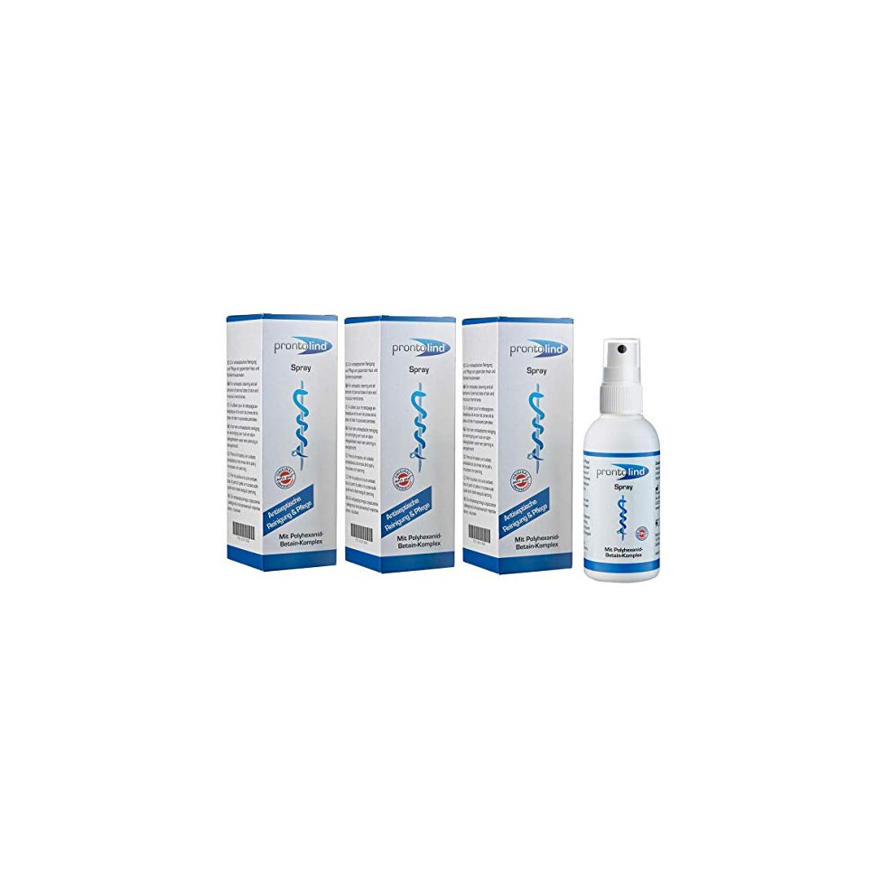 Prontolind Spray 75 Ml - Pack Of 3 - Antibacterial Cleaning And Care Of Piercings