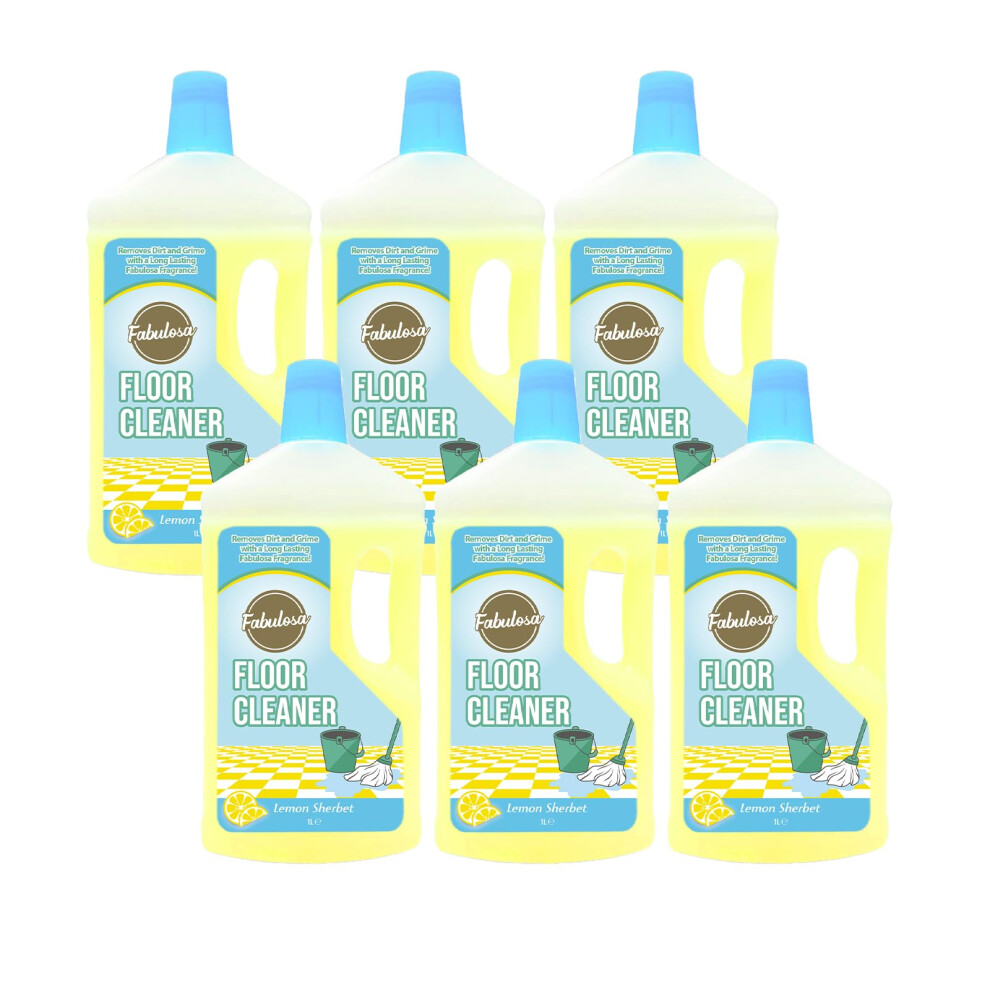 Fabulosa Fragranced All Purpose Floor Cleaner, Floor Surface All Purpose Cleaner, Tackles Dirt, Grime And Stains, Multi Surface And Multi Purpose