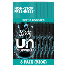 Lenor Unstoppables Fresh, 6 Packs x 155g - Scent Booster, Freshness That Lasts From Wash to Wash
