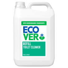Ecover Toilet Cleaner Refill, Removes Limescale leaving a Sparkling Clean, Fresh Pine & Mint Scent, 1 x 5L