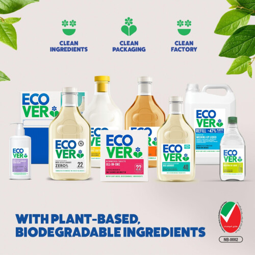 Ecover Ecover Washing Up Liquid Lemon/Aloe V 5L 2