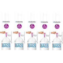 Brabantia Heavy Duty Perfect Fit Bin Liners (5 Packs of 20) 10-12 Litre