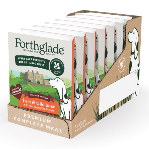 Forthglade Forthglade - Gourmet Beef & Wildboar - 396g 2