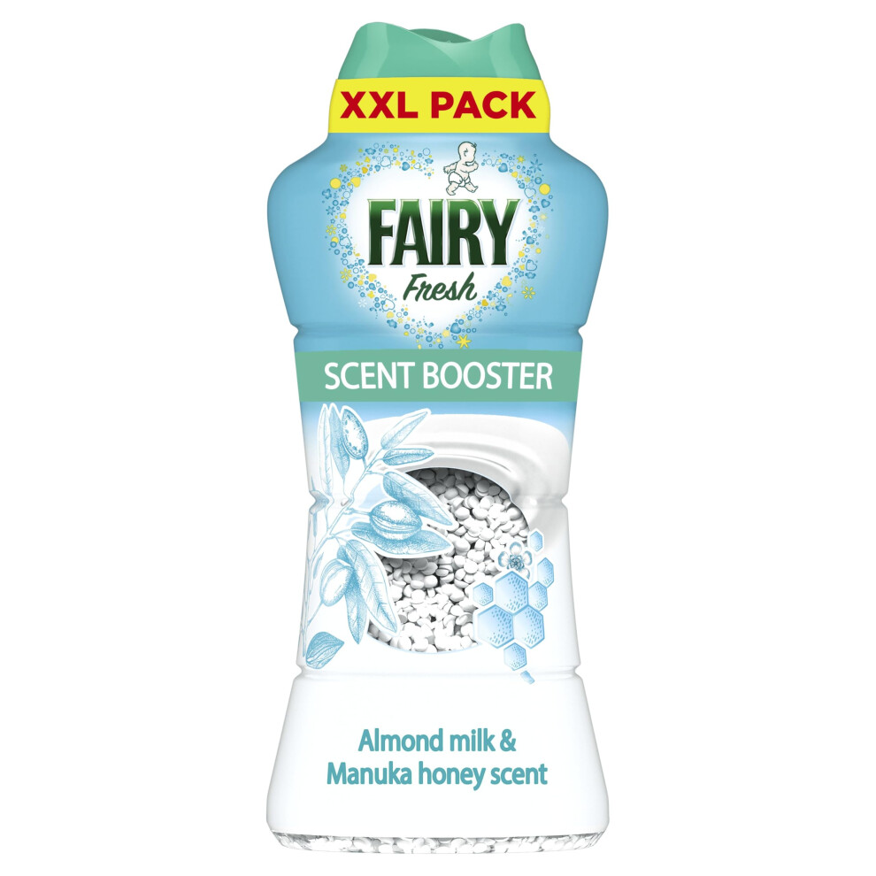 Fairy Fresh Fabric Conditioner Almond Milk & Manuka Honey 61 Washes, 735G, Mild Freshness That Lasts, For Sensitive Skin