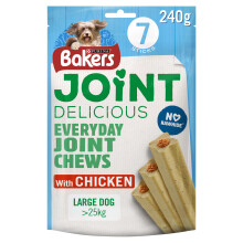 Bakers Joint Delicious Large Chicken Dog Chews 240g Pack of 6