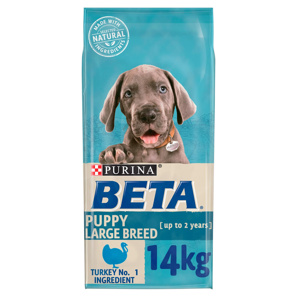 Purina Beta Puppy Large Breed Rich In Turkey, Dry Dog Food 14Kg
