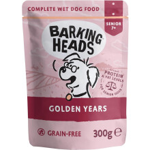 Barking Heads Wet Dog Food for Senior Dogs - Golden Years - Free-Run Chicken & Salmon - No Artificial Flavours - Grain-Free Recipe with Optimal