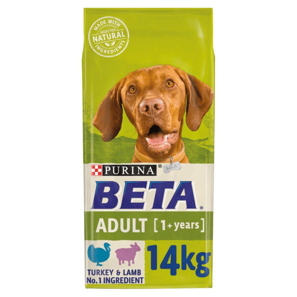 Purina Beta Turkey And Lamb Adult Dry Dog Food 14Kg