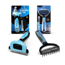 Fur Magic Deshedding Tool & Dematting Comb ? Grooming Brushes for Dogs, Cats, Horses ? Reduce Shedding and Remove Knots, Mats and Loose Undercoat,
