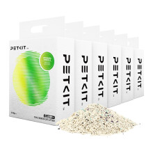 PETKIT Upgraded Clump+ Tofu Mixed Cat Litter, Ultra Absorbent and Fast Drying, 14.4kg/24L 100% Natural Ingredients Odor Eliminating Clumping Cat