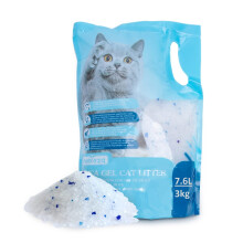 Nobleza - Silica Cat Litter Crystals Kitten Litter 7.6L 3kg Ultra Absorbent, Effective Odour Control, Dust-Free, Biodegradable Hygiene