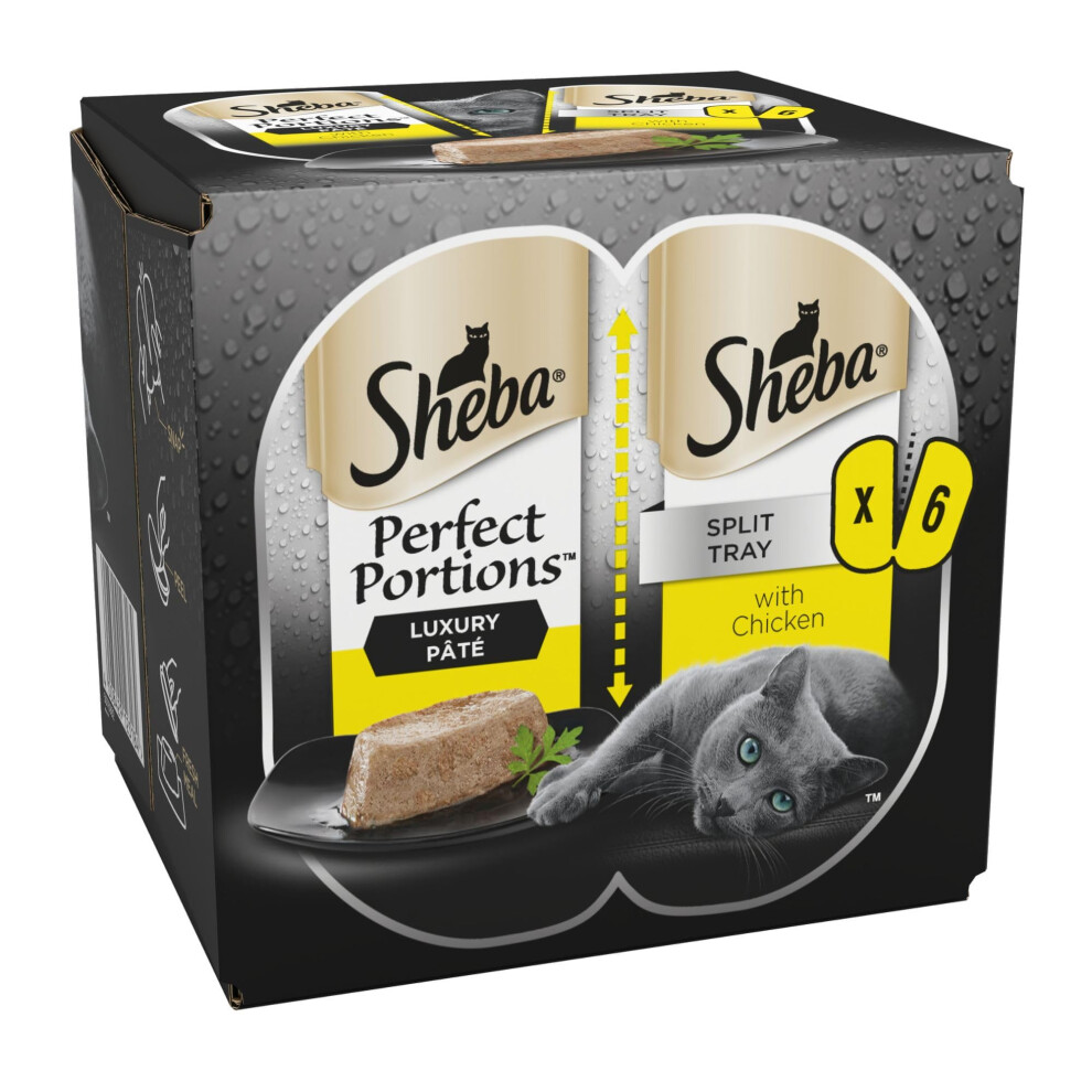 Sheba Perfect Portions With Chicken In Loaf 3X(2X37.5g)