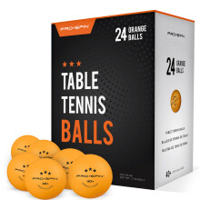 PRO SPIN Ping Pong Balls - Orange 3-Star 40+ Table Tennis Balls | High-Performance ABS Training Balls | Ultimate Durability for Indoor & Outdoor Table