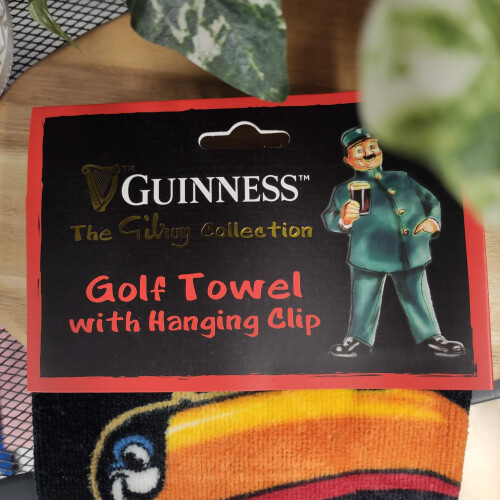 Guinness Guinness Toucan Golf Towel with Hanging Clip 1
