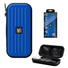 TARGET Darts Takoma Dart Case Wallet, Regular Size, Blue | Store 3 Fully Assembled Darts & Accessories | Dart Holder with Zip Lock Pouches, Store