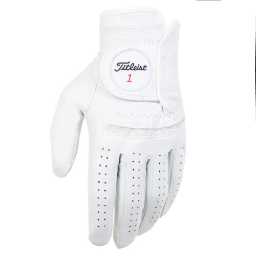 TITLEIST PermaSoft Glove Men's, White, M/L 1