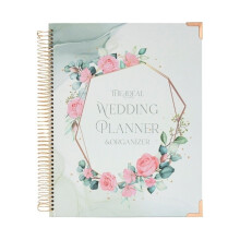 Wedding Planning Book Hardcover Bride Planner Countdown Organizer for Weddings Anniversaries with Detailed Checklists